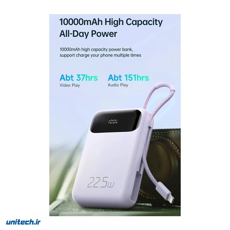 پاوربانک 22.5 وات مک دودو مدل MC325 ظرفیت 10000 میلی آمپر ساعت9